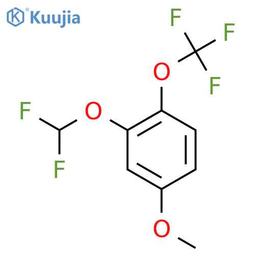 3-(Difluoromethoxy)-4-(trifluoromethoxy)anisole structure
