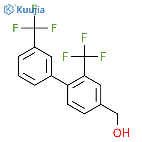 2,3'-Bis(trifluoromethyl)biphenyl-4-methanol structure