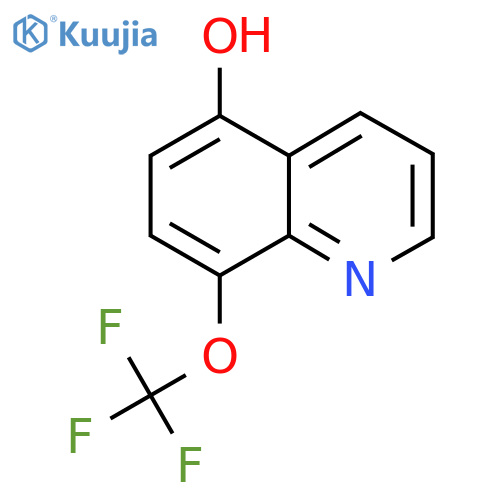 5-Hydroxy-8-(trifluoromethoxy)quinoline structure