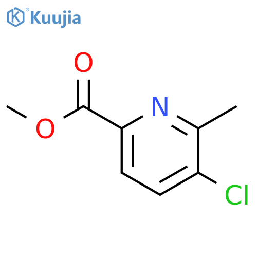 Methyl 5-chloro-6-methylpicolinate structure