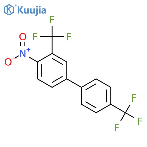 3,4'-Bis(trifluoromethyl)-4-nitrobiphenyl structure