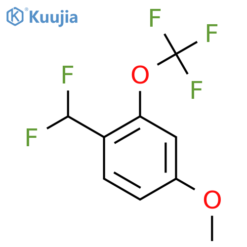 4-(Difluoromethyl)-3-(trifluoromethoxy)anisole structure