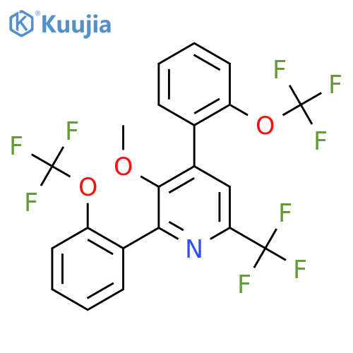 2,4-Bis(2-(trifluoromethoxy)phenyl)-3-methoxy-6-(trifluoromethyl)pyridine structure