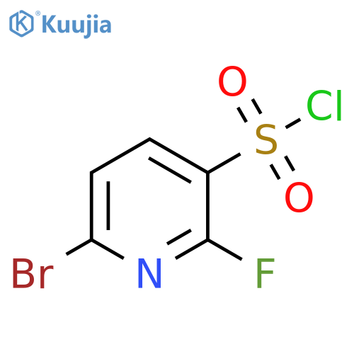 6-bromo-2-fluoropyridine-3-sulfonyl chloride structure