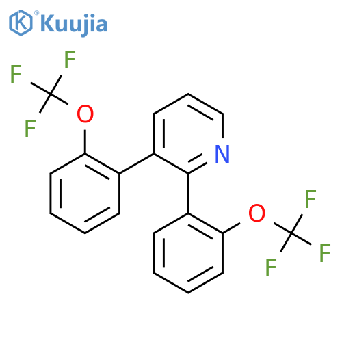 2,3-Bis(2-(trifluoromethoxy)phenyl)pyridine structure
