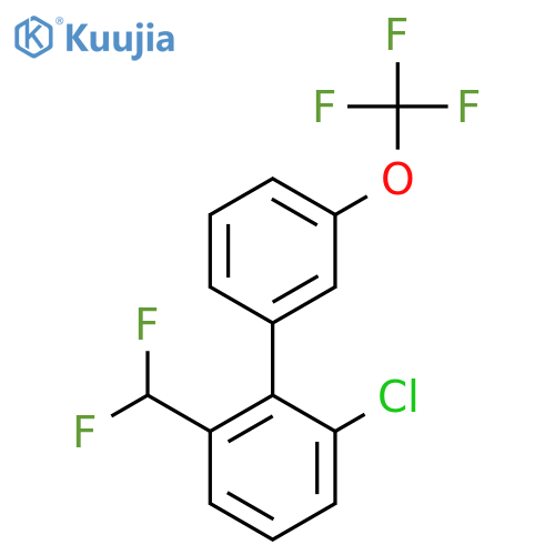 6-Chloro-2-(difluoromethyl)-3'-(trifluoromethoxy)biphenyl structure