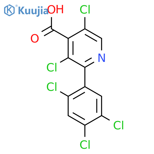 3,5-Dichloro-2-(2,4,5-trichlorophenyl)isonicotinic acid structure