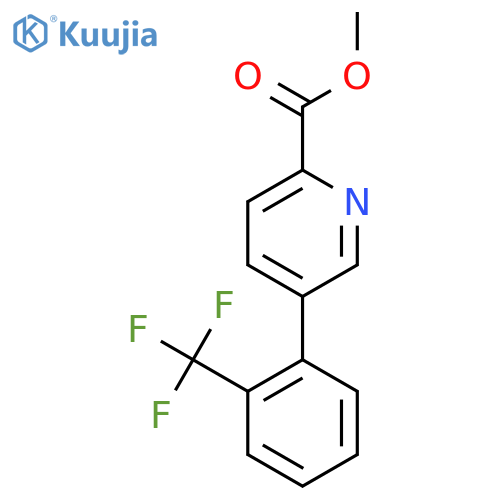Methyl 5-(2-(trifluoromethyl)phenyl)picolinate structure