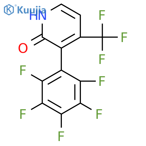 2-Hydroxy-3-(perfluorophenyl)-4-(trifluoromethyl)pyridine structure