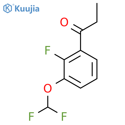 3'-(Difluoromethoxy)-2'-fluoropropiophenone structure