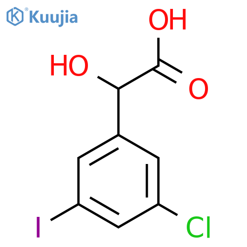 3-Chloro-5-iodomandelic acid structure