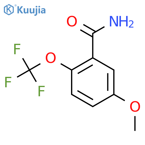 5-Methoxy-2-(trifluoromethoxy)benzamide structure