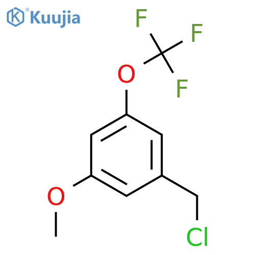 3-Methoxy-5-(trifluoromethoxy)benzyl chloride structure