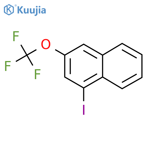 4-Iodo-2-(trifluoromethoxy)naphthalene structure