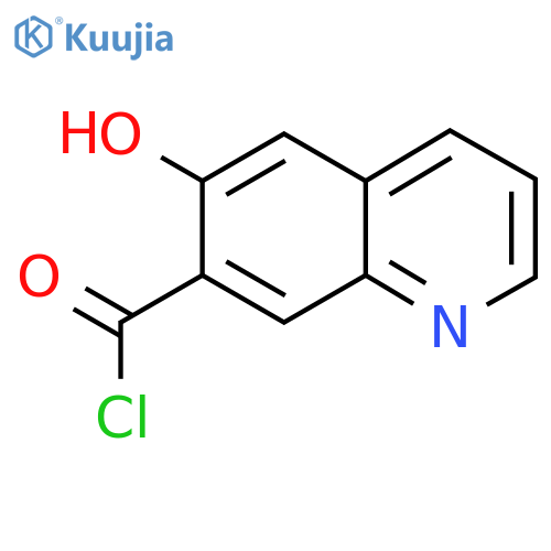 6-Hydroxyquinoline-7-carbonyl chloride structure