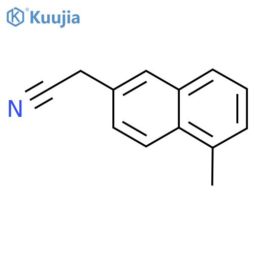 1-Methylnaphthalene-6-acetonitrile structure