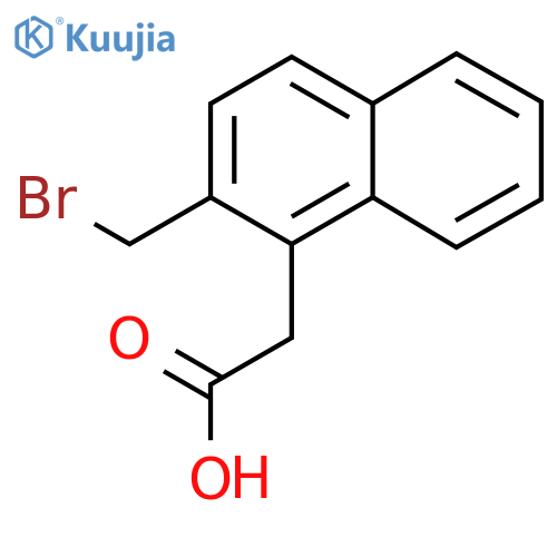2-(Bromomethyl)naphthalene-1-acetic acid structure