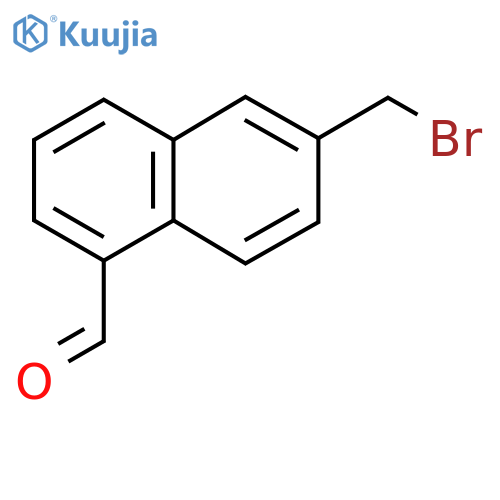 2-(Bromomethyl)naphthalene-5-carboxaldehyde structure