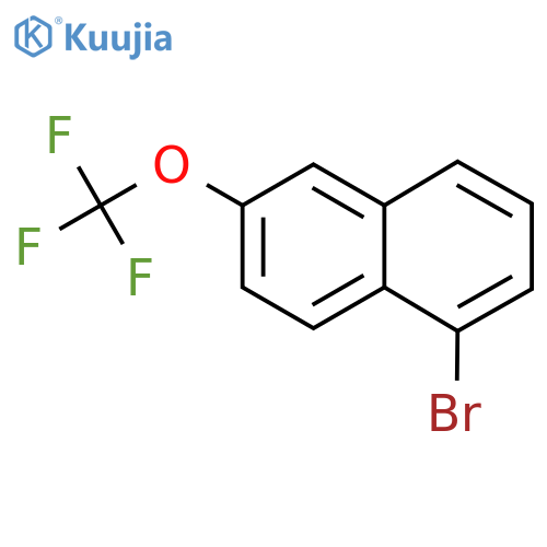 1-Bromo-6-trifluoromethoxy-naphthalene structure