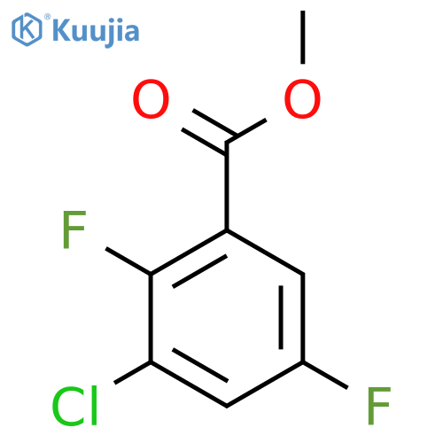 Methyl 3-chloro-2,5-difluorobenzoate structure