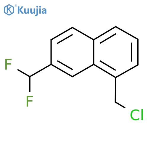 8-(Chloromethyl)-2-(difluoromethyl)naphthalene structure