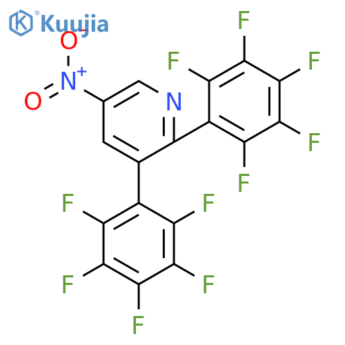 2,3-Bis(perfluorophenyl)-5-nitropyridine structure