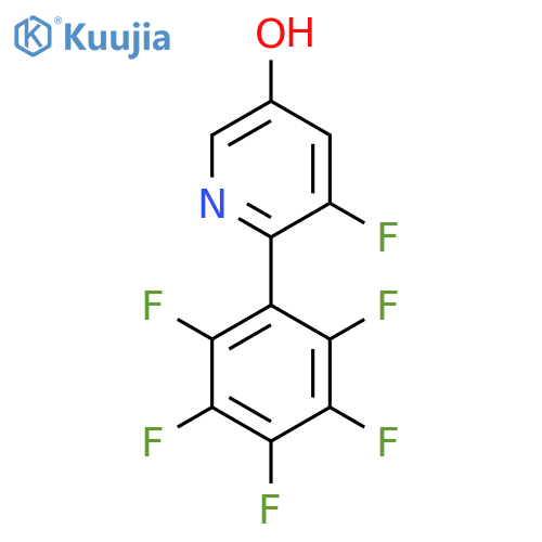 3-Fluoro-5-hydroxy-2-(perfluorophenyl)pyridine structure