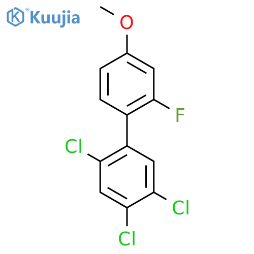 2'-Fluoro-4'-methoxy-2,4,5-trichlorobiphenyl structure