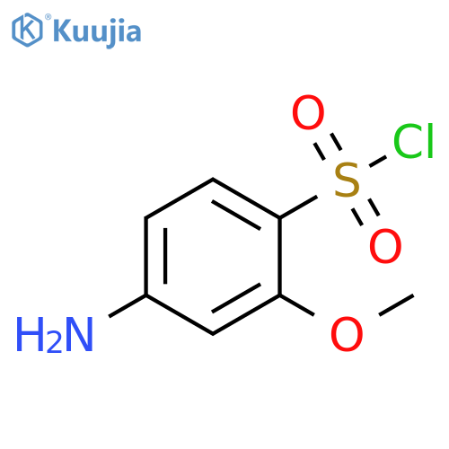 Benzenesulfonyl chloride, 4-amino-2-methoxy- structure