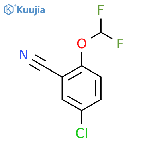 5-Chloro-2-(difluoromethoxy)benzonitrile structure