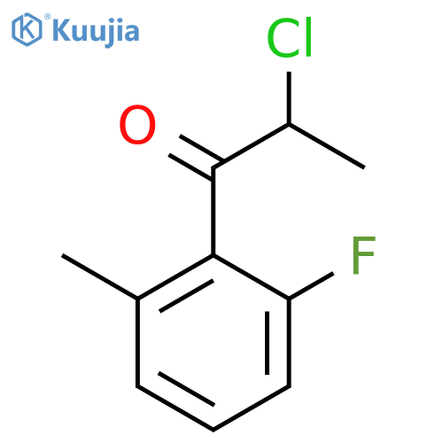 2-Chloro-2'-fluoro-6'-methylpropiophenone structure