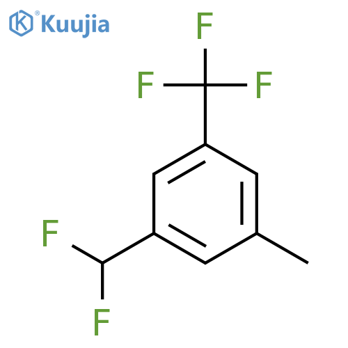 3-(Difluoromethyl)-5-(trifluoromethyl)toluene structure