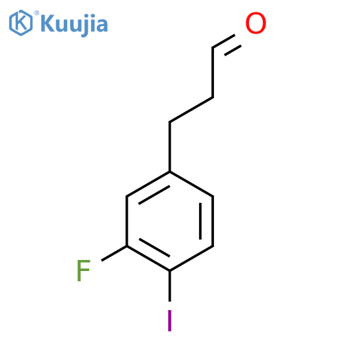 3-(3'-Fluoro-4'-iodophenyl)propionaldehyde structure