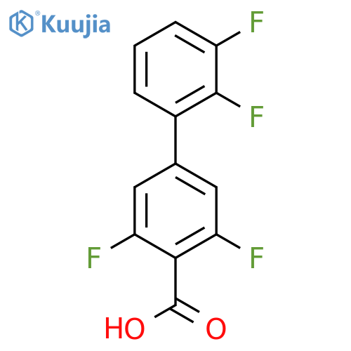 3,5,2',3'-Tetrafluorobiphenyl-4-carboxylic acid structure