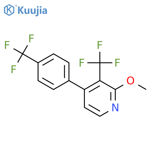 2-Methoxy-3-(trifluoromethyl)-4-(4-(trifluoromethyl)phenyl)pyridine structure