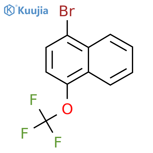 1-Bromo-4-(trifluoromethoxy)naphthalene structure