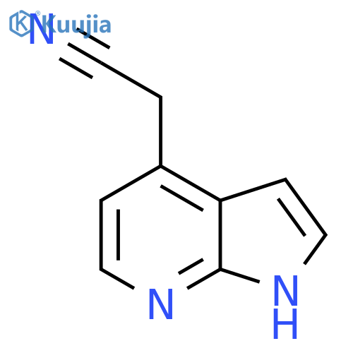 1H-Pyrrolo[2,3-b]pyridine-4-acetonitrile structure