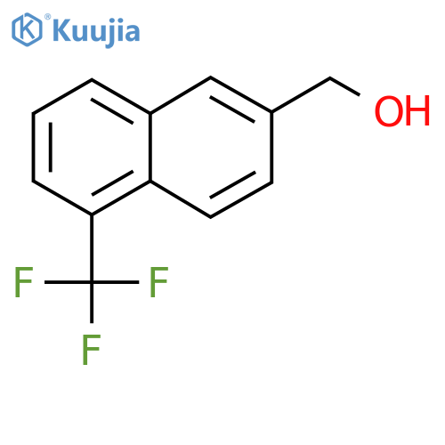 1-(Trifluoromethyl)naphthalene-6-methanol structure