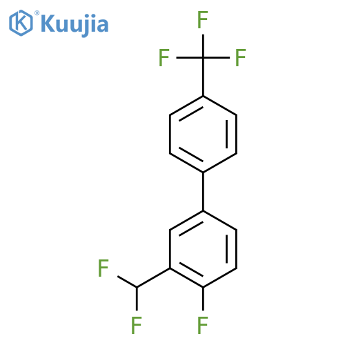 3-(Difluoromethyl)-4-fluoro-4'-(trifluoromethyl)biphenyl structure