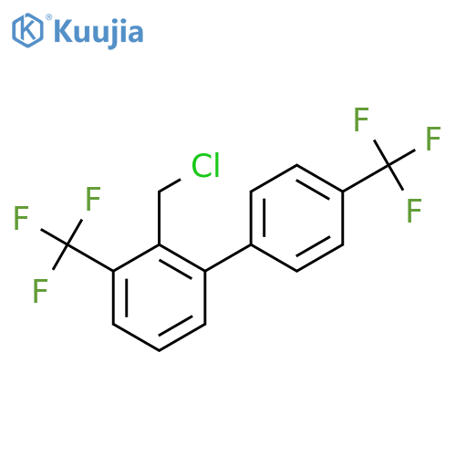 3,4'-Bis(trifluoromethyl)-2-chloromethylbiphenyl structure