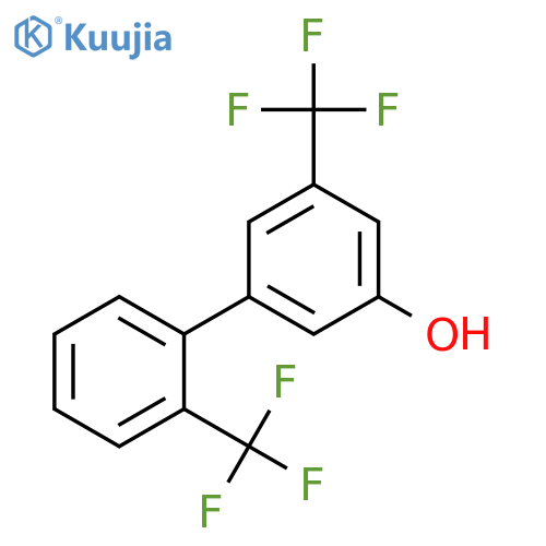 5-(2-Trifluoromethylphenyl)-3-trifluoromethylphenol structure