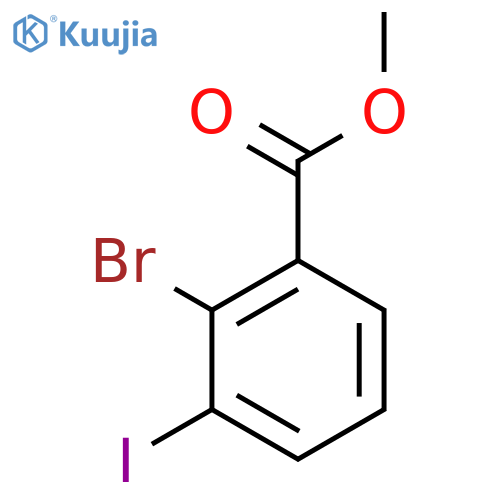 Methyl 2-bromo-3-iodobenzoate structure