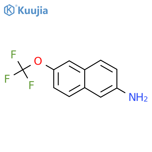 2-Amino-6-(trifluoromethoxy)naphthalene structure