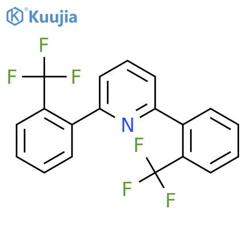 2,6-Bis(2-(trifluoromethyl)phenyl)pyridine structure