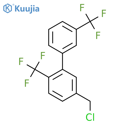 2,3'-Bis(trifluoromethyl)-5-chloromethylbiphenyl structure