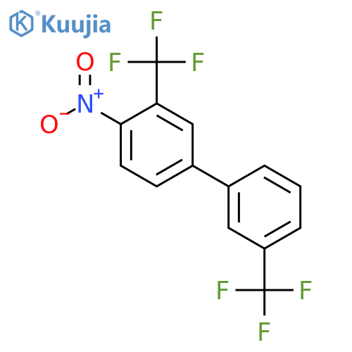 3,3'-Bis(trifluoromethyl)-4-nitrobiphenyl structure