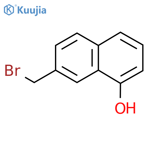 2-(Bromomethyl)-8-hydroxynaphthalene structure