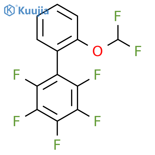 2'-Difluoromethoxy-2,3,4,5,6-pentafluorobiphenyl structure