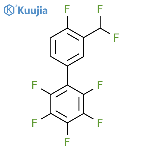 3'-Difluoromethyl-2,3,4,5,6,4'-hexafluorobiphenyl structure