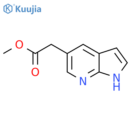 methyl 2-(1H-pyrrolo[2,3-b]pyridin-5-yl)acetate structure